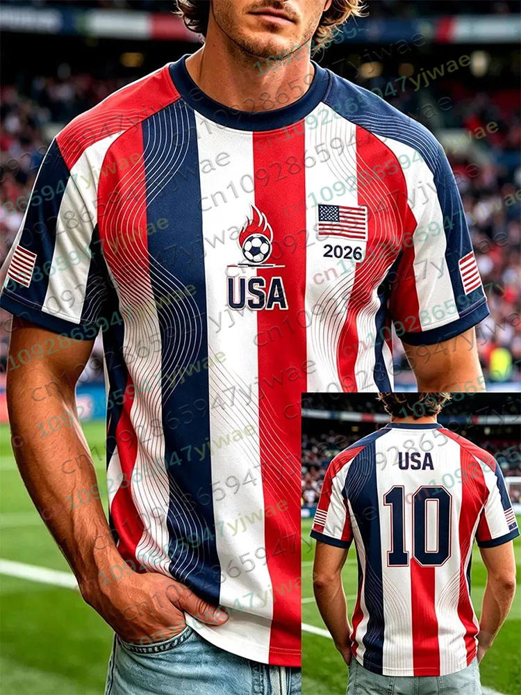 Camiseta de Fútbol de Estados  - Summer Clothing For Teens reseña y precio